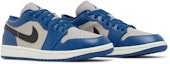 Cheap (W) Air Jordan 1 Low 'Biru Perancis Kelabu Kolej' DC0774-402