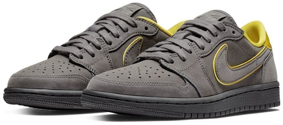 (Women) Air Jordan 1 Low 'Grey Citron' AQ0828-017 Lookbook (Women) Air Jordan 1 Low 'Grey Citron' AQ0828-017