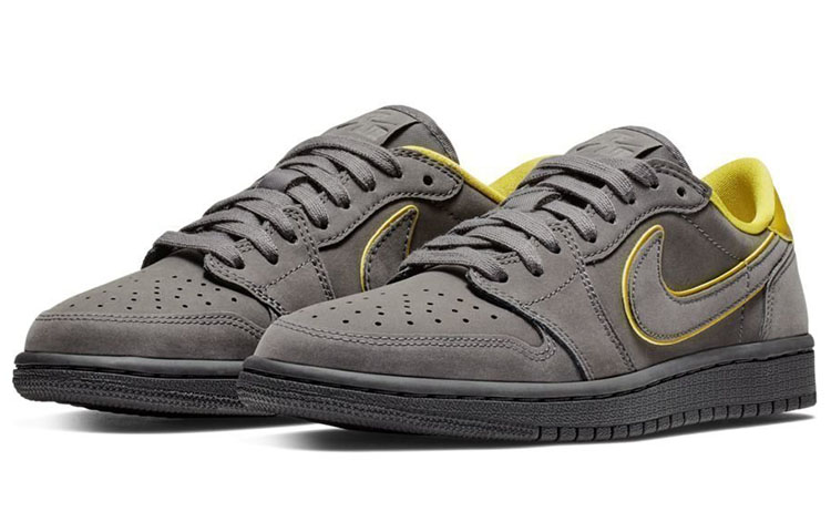 Lookbook (Women) Air Jordan 1 Low 'Grey Citron' AQ0828-017