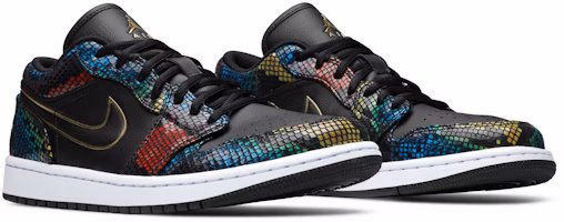 (W) Air Jordan 1 低帮 '多色蛇皮' CW5580-001 Cheap (W) Air Jordan 1 低帮 '多色蛇皮' CW5580-001