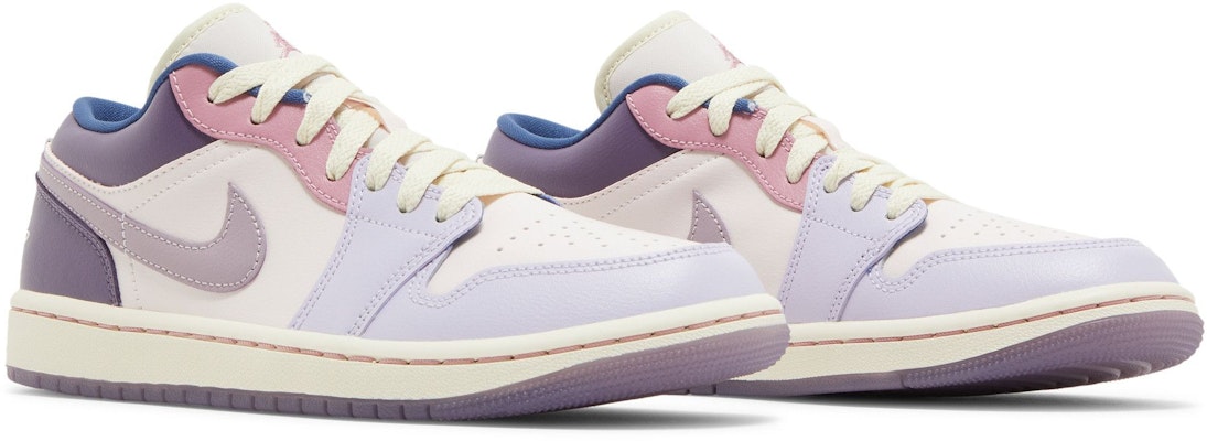 (W) Air Jordan 1 Low ''Prugna Pastello'' DZ2768-651 1