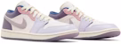(W) Air Jordan 1 Low 'Pastel Plum' Wanita DZ2768-651