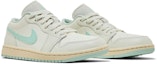 Cheap (W) Air Jordan 1 Low 'Sail Igloo' Pria/Wanita Sneakers Retro Populer DC0774-134