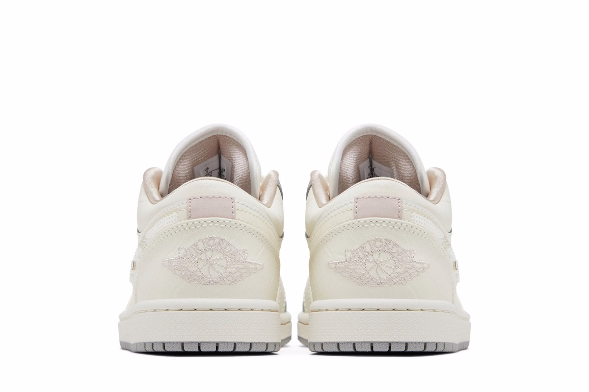 (Women) Air Jordan 1 Low 'Sail Soft Pearl Sequins'