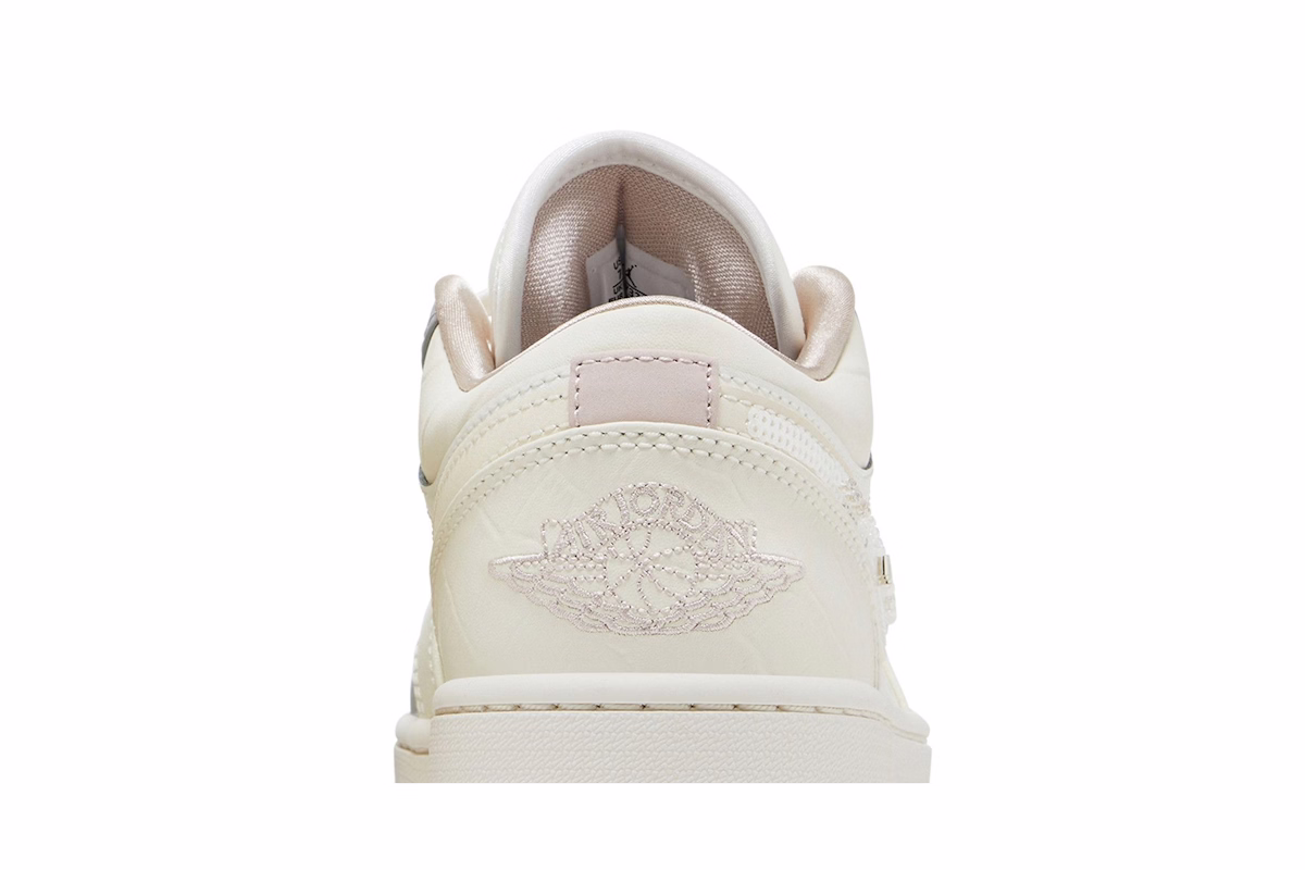 (Women) Air Jordan 1 Low 'Sail Soft Pearl Sequins'