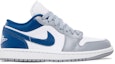 Buy (W) Air Jordan 1 Low 'Stealth French Blue' Lelaki DC0774-042