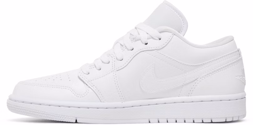 (Women) Air Jordan 1 Low 'Triple White' 2022 DV0990-111 Lookbook (Women) Air Jordan 1 Low 'Triple White' 2022 DV0990-111