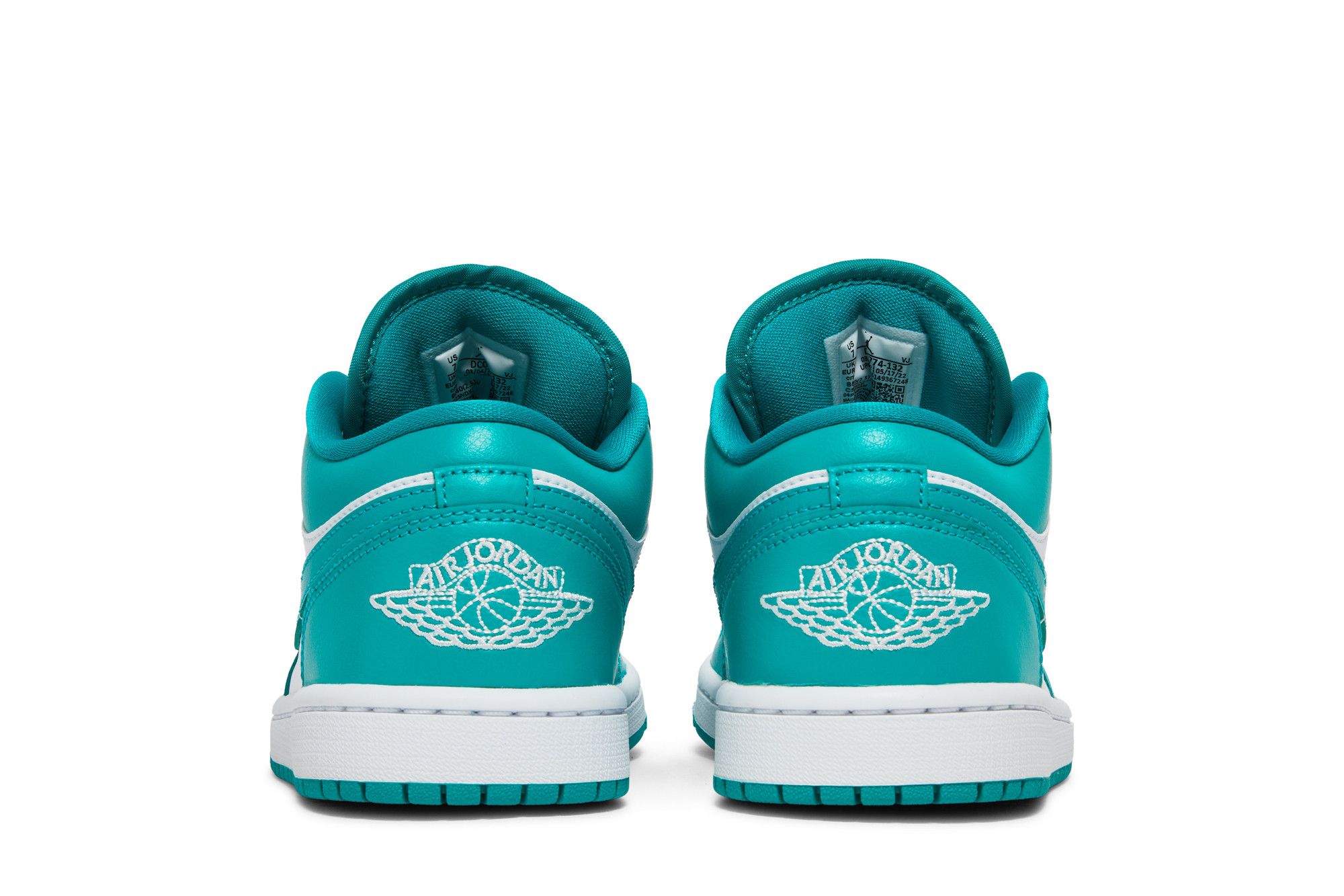 Sizing (W) Air Jordan 1 Low 'Turquoise' Hijau Toska DC0774-132