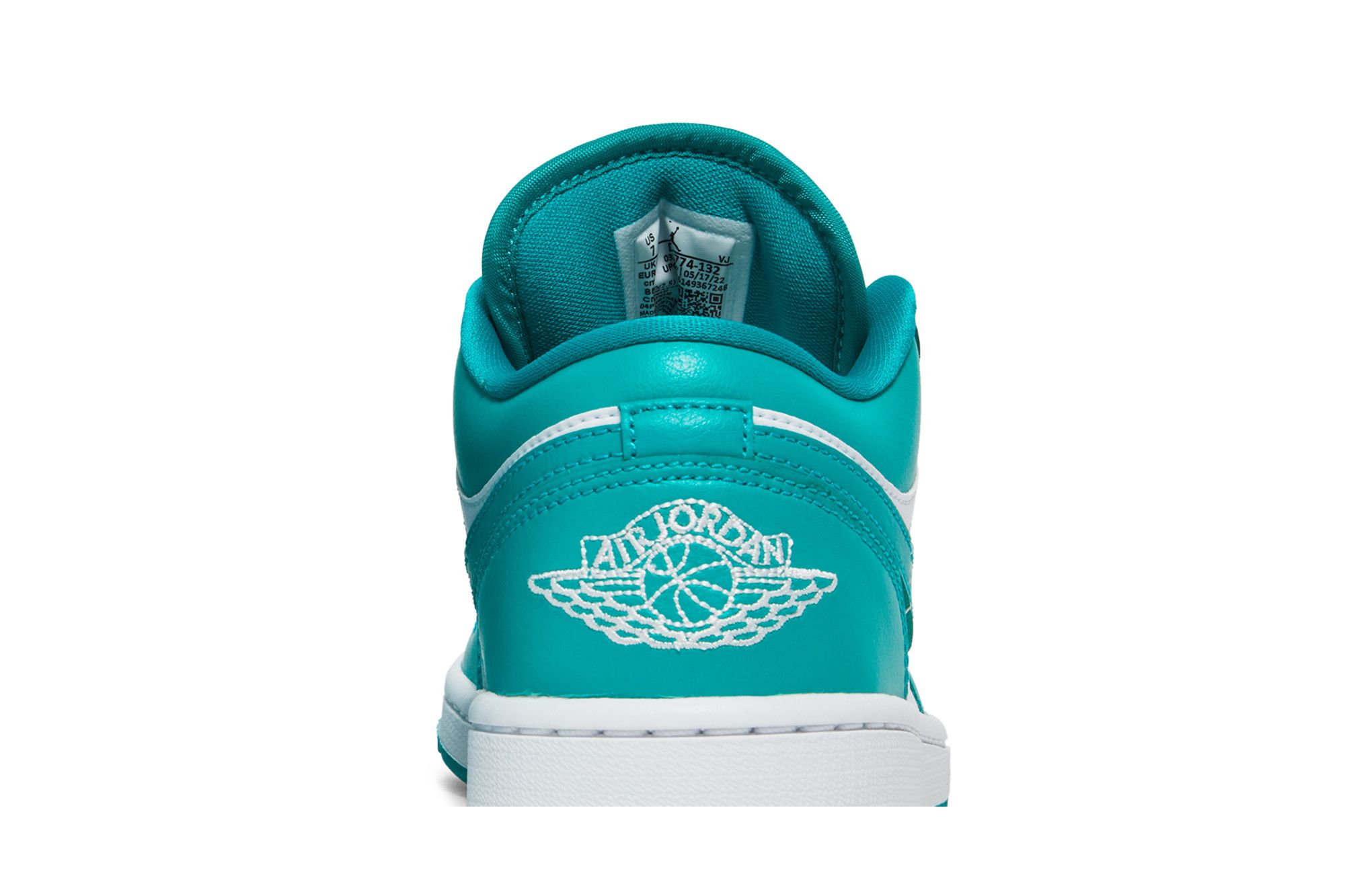 Cheap (W) Air Jordan 1 Low 'Turquoise' Hijau Toska DC0774-132