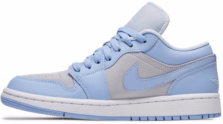 (Women) Air Jordan 1 Low 'University Blue' DC0774-050 Lookbook (Women) Air Jordan 1 Low 'University Blue' DC0774-050