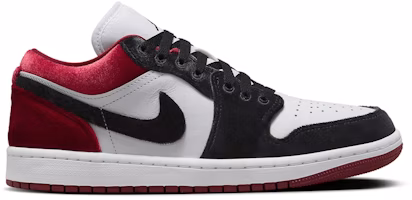 (Women) Air Jordan 1 Low 'Velvet Black Toe' FZ3242-001 (Women) Air Jordan 1 Low 'Velvet Black Toe' FZ3242-001