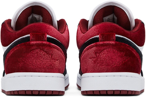 (Women) Air Jordan 1 Low 'Velvet Black Toe' FZ3242-001 Details for (Women) Air Jordan 1 Low 'Velvet Black Toe' FZ3242-001