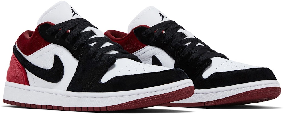 (Women) Air Jordan 1 Low 'Velvet Black Toe' FZ3242-001 Cheap (Women) Air Jordan 1 Low 'Velvet Black Toe' FZ3242-001