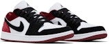 Cheap (W) Air Jordan 1 Rendah 'Velvet Black Toe' FZ3242-001