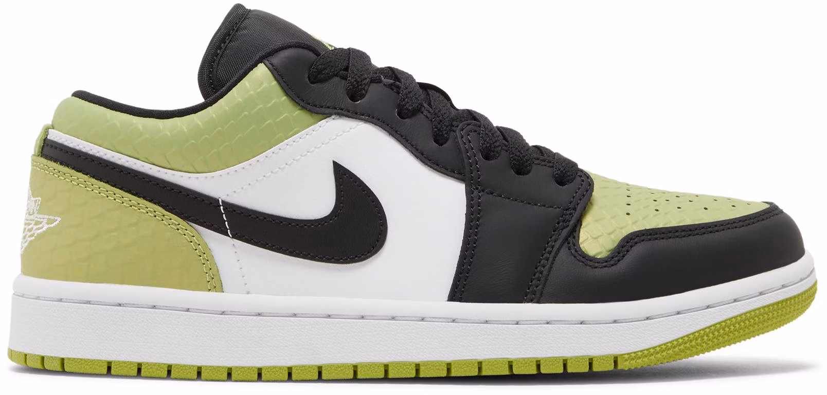 air-jordan-1-low-vivid-green-snakeskin