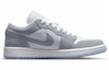 Shop (W) Air Jordan 1 Low 'Putih Wolf Grey' DC0774-105