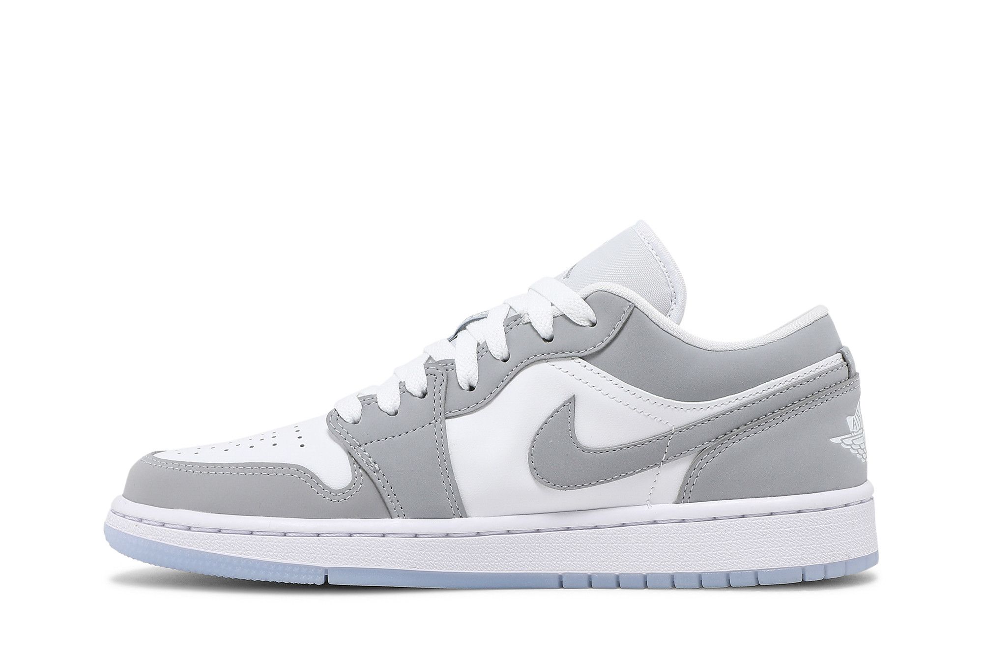 Shop (Women) Air Jordan 1 Low 'White Wolf Grey' DC0774-105