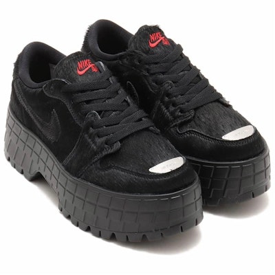 (W) Air Jordan 1 Low Brooklyn 'Black Pony' Hitam IB7210-006 Lookbook (W) Air Jordan 1 Low Brooklyn 'Black Pony' Hitam IB7210-006