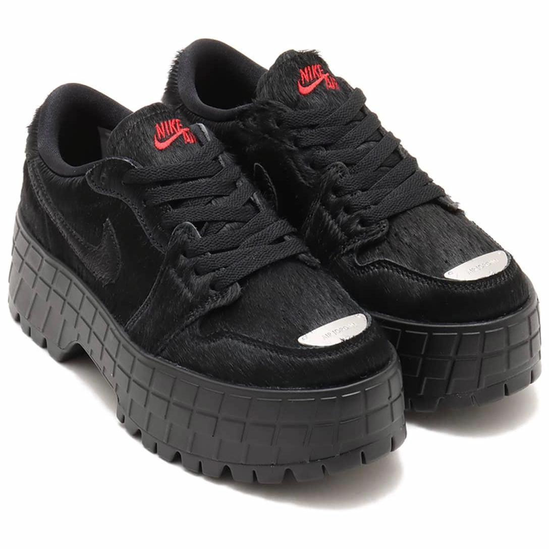 Lookbook (W) Air Jordan 1 Low Brooklyn 'Black Pony' Hitam IB7210-006