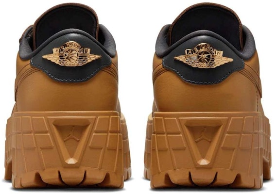 (W) Air Jordan 1 Low Brooklyn 'Wheat' Coklat Gandum HF3184-700 Lookbook (W) Air Jordan 1 Low Brooklyn 'Wheat' Coklat Gandum HF3184-700