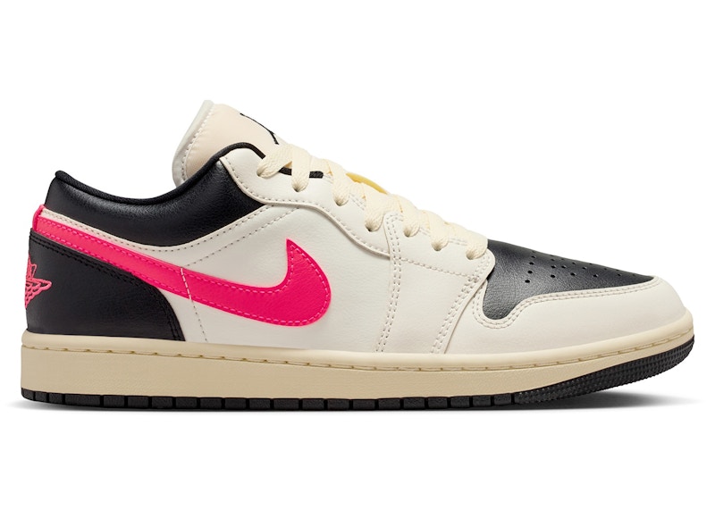 Wmns Jordan 1 Low 'Pale Ivory Black Muslin'