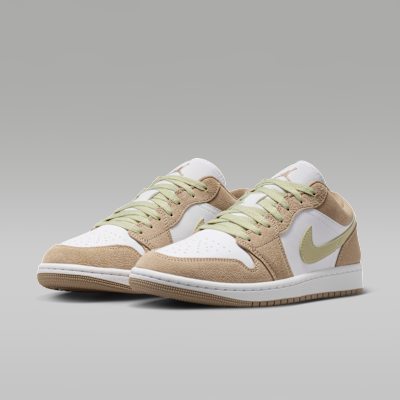 Purchase (Women) Air Jordan 1 Low Khaki/Olive Aura/Sail/White DC0774-204