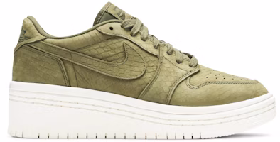 (Women) Air Jordan 1 Low Lifted 'Olive Canvas' AO1334-300 (Women) Air Jordan 1 Low Lifted 'Olive Canvas' AO1334-300