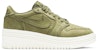(W) Air Jordan 1 Low Lifted 'Olive Canvas' dalam Bahasa Melayu AO1334-300