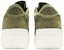 (W) Air Jordan 1 Low Lifted 'Olive Canvas' dalam Bahasa Melayu AO1334-300