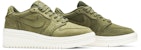 (W) Air Jordan 1 Low Lifted 'Olive Canvas' dalam Bahasa Melayu AO1334-300