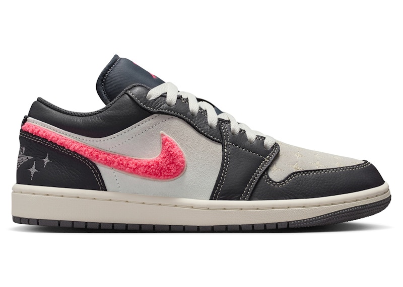 Buy (Women) Air Jordan 1 Low SE 'Light Graphite Hot Punch' IM6565-014