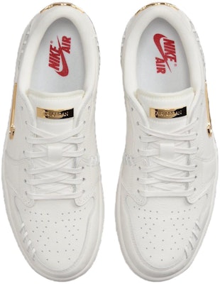 (Women) Air Jordan 1 Low Method of Make 'Sail Metallic Gold' FN5032-100 Lookbook (Women) Air Jordan 1 Low Method of Make 'Sail Metallic Gold' FN5032-100
