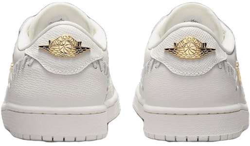 (W) Air Jordan 1 Low Método de Fabricación 'Sail Oro Metálico' FN5032-100 Shop (W) Air Jordan 1 Low Método de Fabricación 'Sail Oro Metálico' FN5032-100