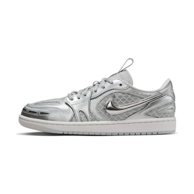 (W) Jordan 1 Low Method of Make V3 'Metallic Silver'