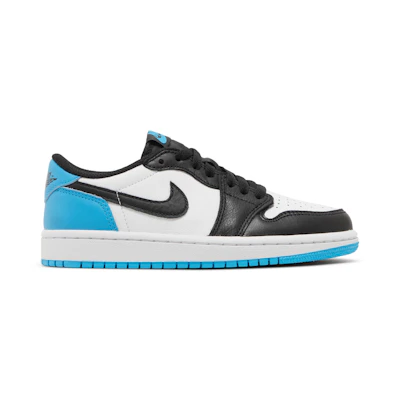 (W) Jordan 1 Low 'Black and Dark Powder Blue/UNC'