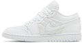 Lookbook (W) Air Jordan 1 Low Quilted 'Putih Serba' DB6480-100