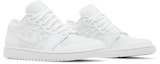 Cheap (W) Air Jordan 1 Low Quilted 'Putih Serba' DB6480-100