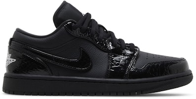 (Women) Air Jordan 1 Low SE 'Black Croc' HJ7743-010 (Women) Air Jordan 1 Low SE 'Black Croc' HJ7743-010