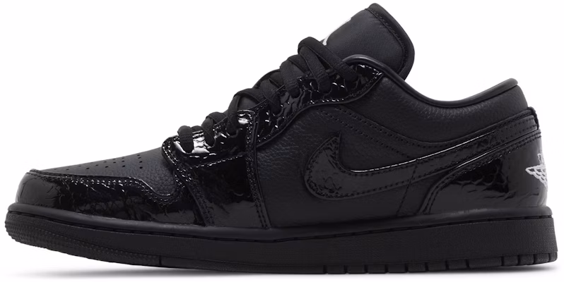 (W) Air Jordan 1 Low SE 'Hitam Buaya' HJ7743-010 Lookbook (W) Air Jordan 1 Low SE 'Hitam Buaya' HJ7743-010