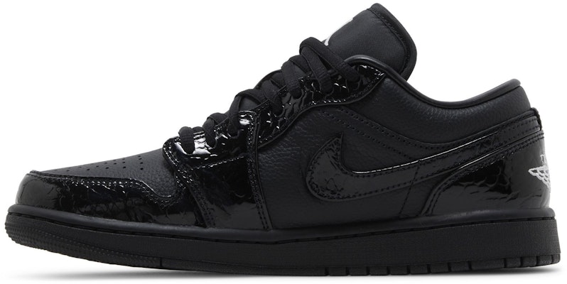 (W) Air Jordan 1 Low SE '黑色鳄鱼纹' HJ7743-010 Purchase (W) Air Jordan 1 Low SE '黑色鳄鱼纹' HJ7743-010