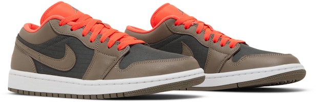 (W) Air Jordan 1 Low SE 'Hitam Zaitun Merah Terang' DQ6076-002 Cheap (W) Air Jordan 1 Low SE 'Hitam Zaitun Merah Terang' DQ6076-002