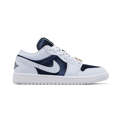 (W) Jordan 1 Low SE 'Midnight Navy Gold Charms'