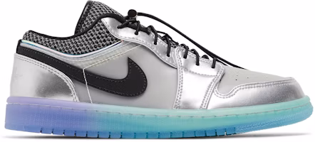 (Women) Air Jordan 1 Low SE 'Metallic Silver Gradient' DJ5199-109 (Women) Air Jordan 1 Low SE 'Metallic Silver Gradient' DJ5199-109