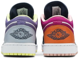 (W) Air Jordan 1 Low SE 'Mismatched - Ungu Magenta' DJ4342-400 Details for (W) Air Jordan 1 Low SE 'Mismatched - Ungu Magenta' DJ4342-400