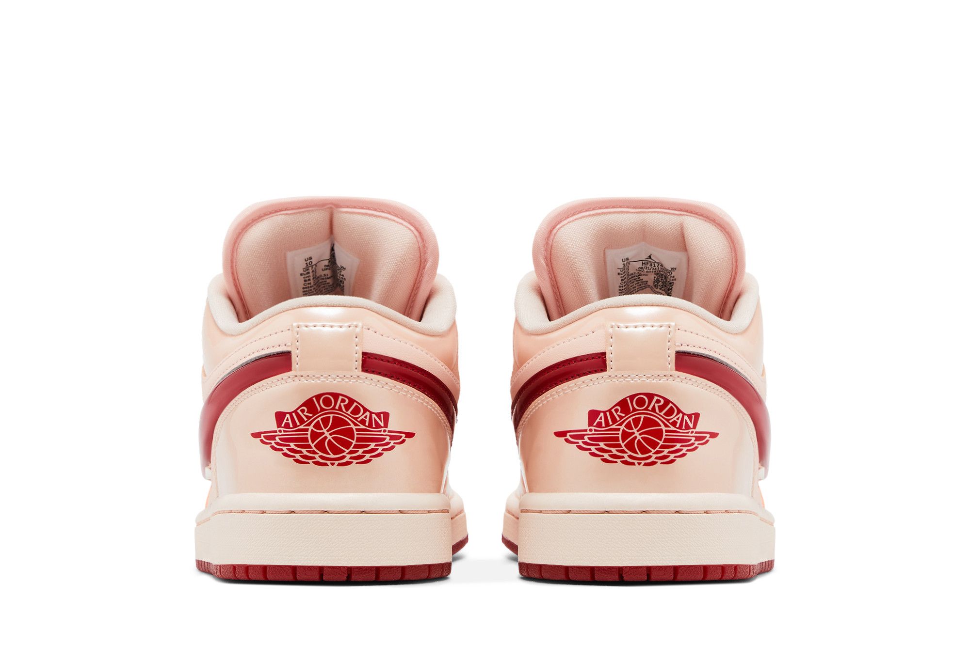 Sizing (W) 에어 조던 1 로우 SE '페이턴트 발렌타인데이' HF3174-600