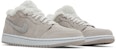 (W) Air Jordan 1 Low SE 'Sherpa Fleece' Lelaki Perempuan Malaysia. DO0750-002