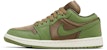 (W) Air Jordan 1 Low SE 'Sky J Light Olive' Lelaki Wanita Kasual Sneakers. FB9893-300