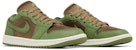 (W) Air Jordan 1 Low SE 'Sky J Light Olive' Lelaki Wanita Kasual Sneakers. FB9893-300