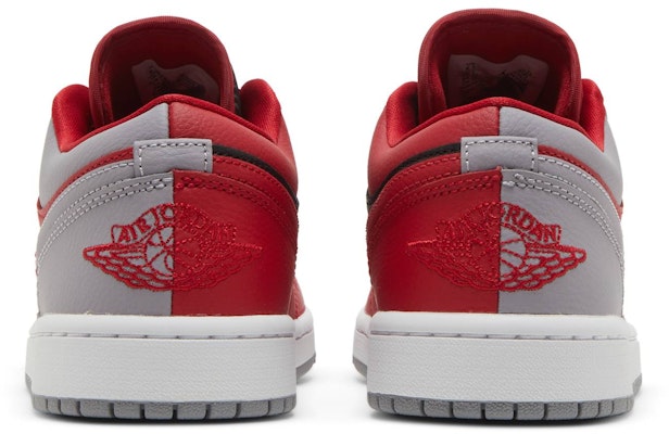 (W) Air Jordan 1 Low SE 'Split - Gym Red Cement Grey' Lelaki. DR0502-600 Details for (W) Air Jordan 1 Low SE 'Split - Gym Red Cement Grey' Lelaki. DR0502-600