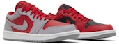 Cheap (W) Air Jordan 1 Low SE 'Split - Gym Red Cement Grey' Lelaki. DR0502-600